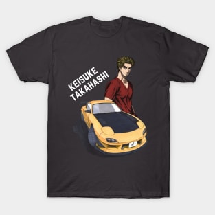 Keisuke takahashi ( rx7 ) initial d T-Shirt